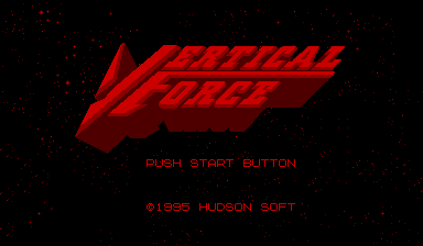 Vertical Force Title Screen